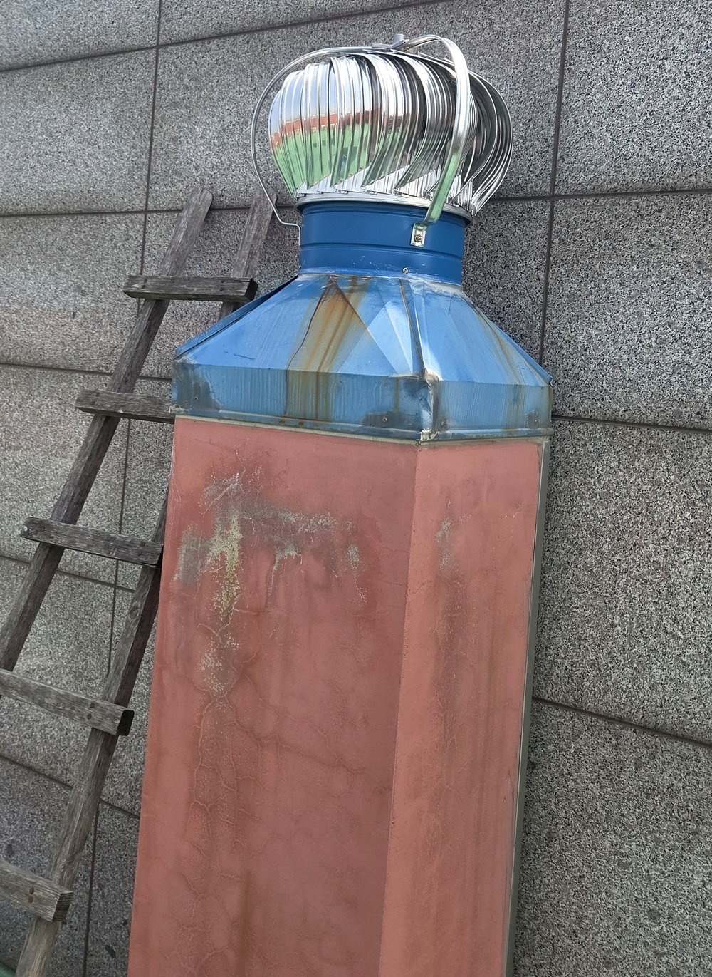 교체를 마친 옥상 벤츄레이터